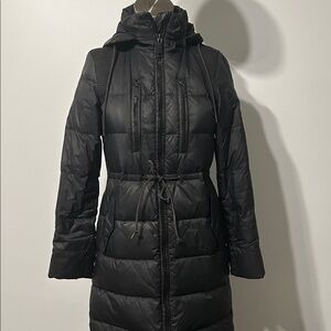 Diesel Black Hooded ladies Puffer coat